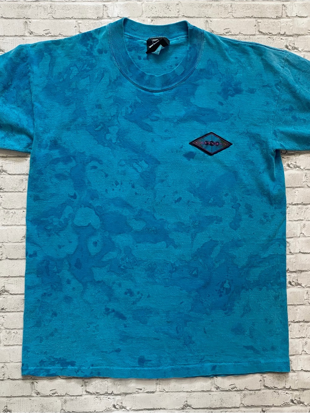 Vintage 90s Gotcha Boys Blue Tie-Dye Short Sleeve Surf Tee